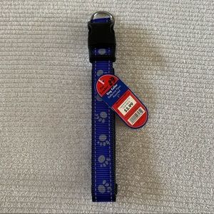 blue adjustable dog collar
